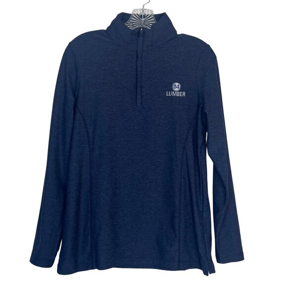 Peter Millar 84 Lumber Quarter Zip Pullover Womens Medium Blue - Picture 1 of 10